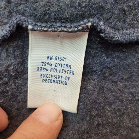 Polo Ralph Lauren Mens Sweater XL Blue 1/4 Zip Pullover Long Sleeve - Picture 5 of 6